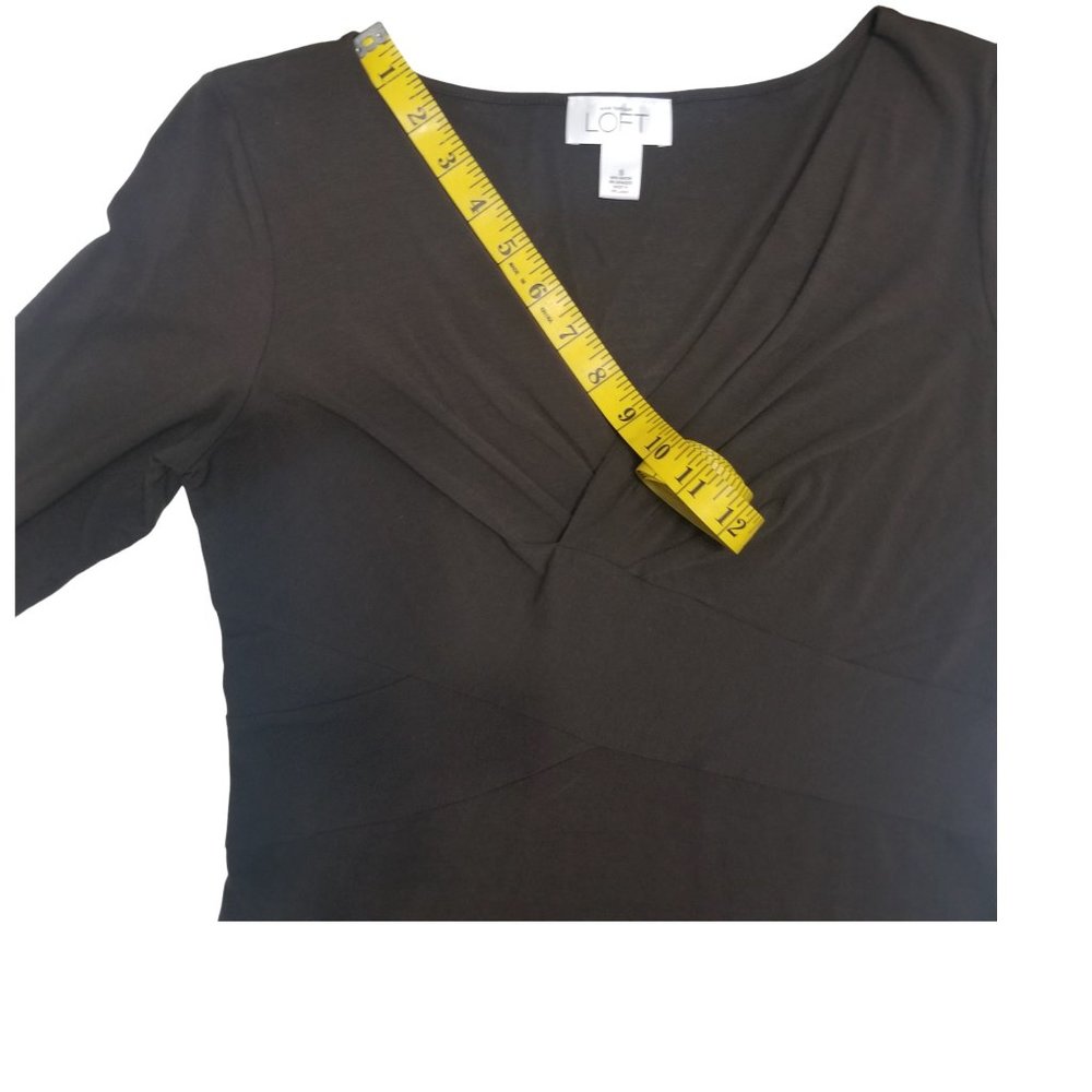 Ann Taylor LOFT Dark Brown Top - Picture 10 of 16